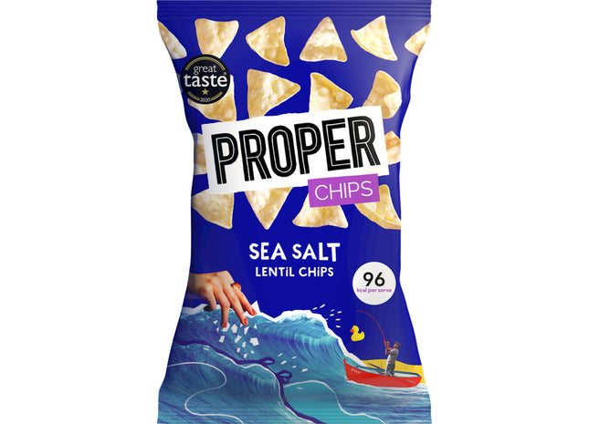 Proper Sea salt lentil chips