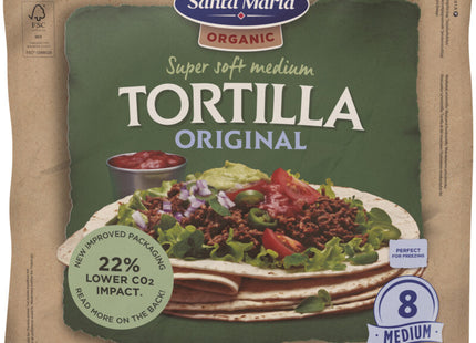 Santa Maria Organic tortilla wraps