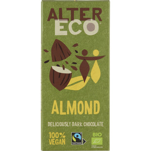 Alter Eco Almond dark chocolate vegan