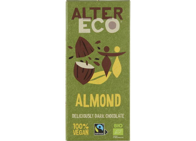 Alter Eco Almond dark chocolate vegan