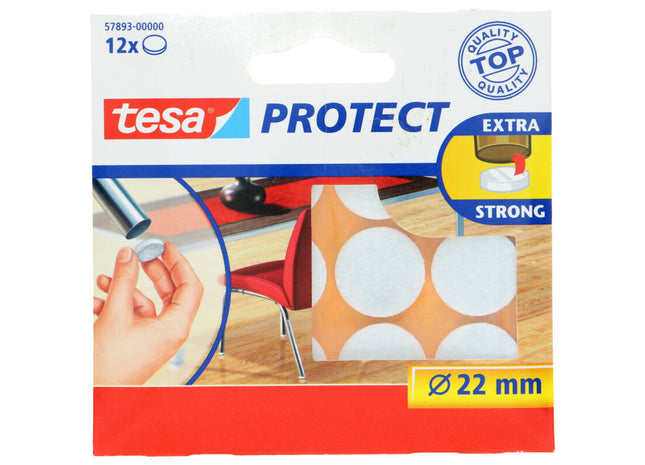 Tesa Anti-krasviltjes 22mm wit