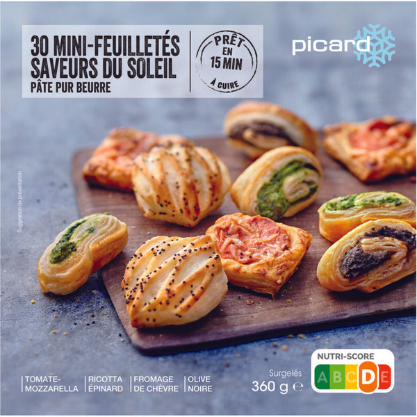 Picard Mini puff pastry snacks tastes of the sun