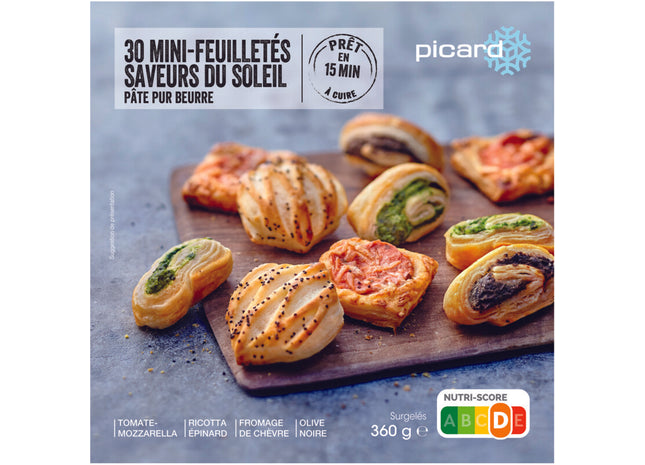 Picard Mini bladerdeeghapjes smaken van de zon