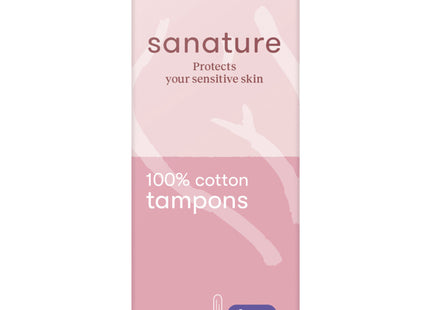 Sanature katoenen tampon super