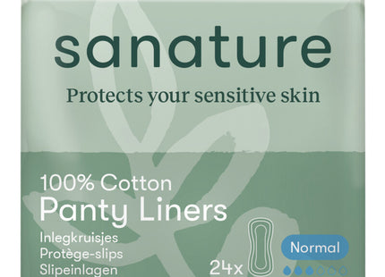 Sanature Cotton panty liners normal