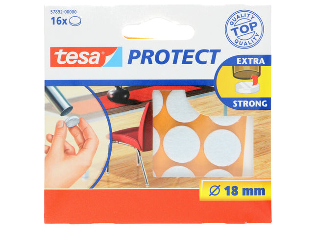 Tesa Anti krasviltjes 18mm wit