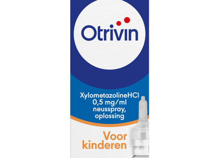 Otrivin Xylometazoline HCI 0.5 mg/ml children