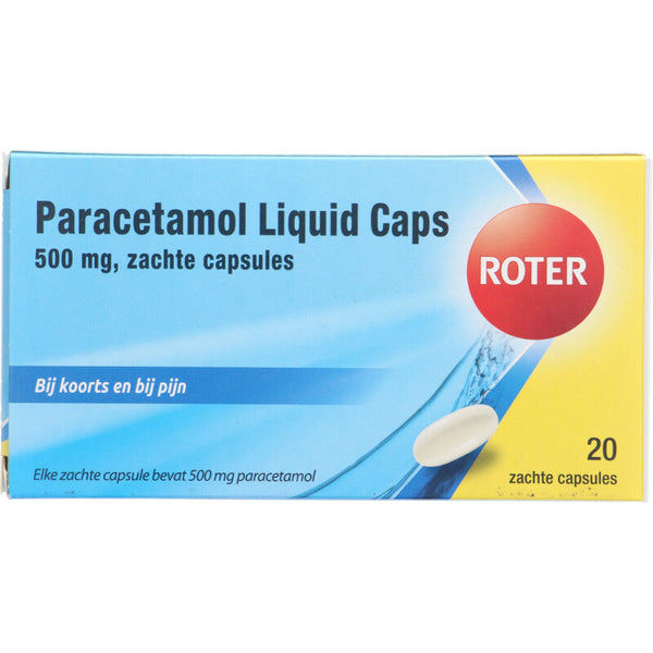 Roter Paracetamol liquid caps 500mg