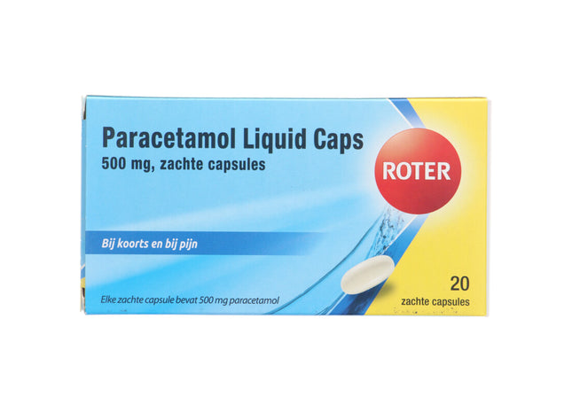 Rote Paracetamol-Flüssigkeit, Kapseln 500 mg