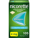 Nicorette Menthol mint kauwgom 4mg nicotine  Dutchshopper
