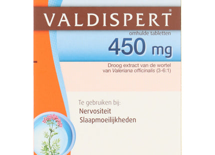 Valdispert Extra forte 450 mg tabletten