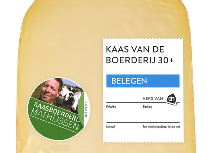 Kaas vd boerderij belegen 30+ stuk