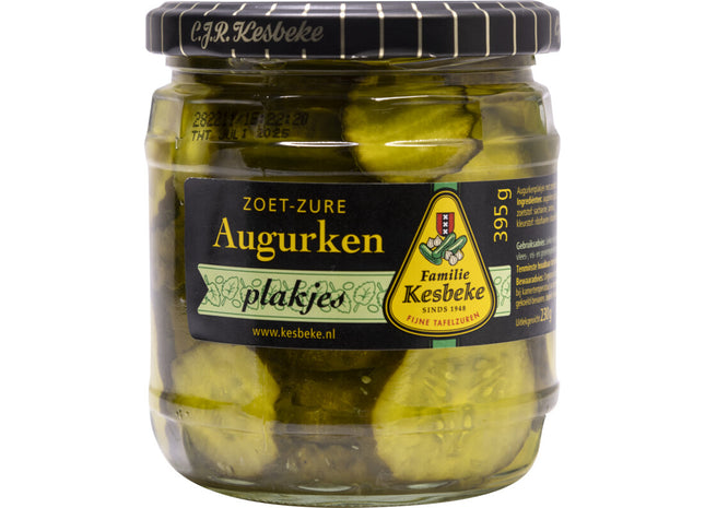 Kesbeke Zoet-zure augurken plakjes