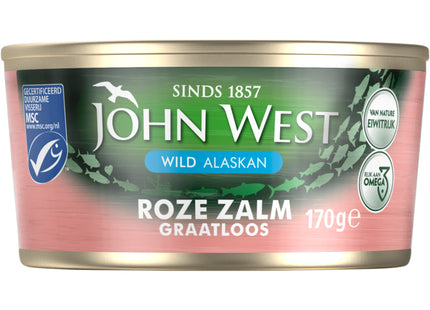 John West Wild pink salmon without skin and bones