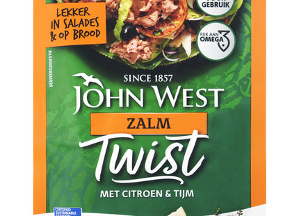 John West Twist salmon with lemon &amp; thyme