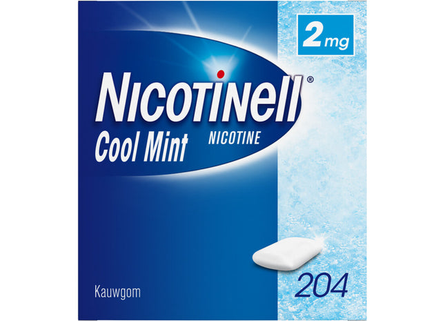 Nicotinell Mint kauwgom 2mg stoppen met roken