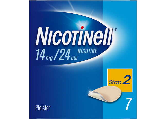 Nicotinell Pleisters 14mg/24u stoppen met roken