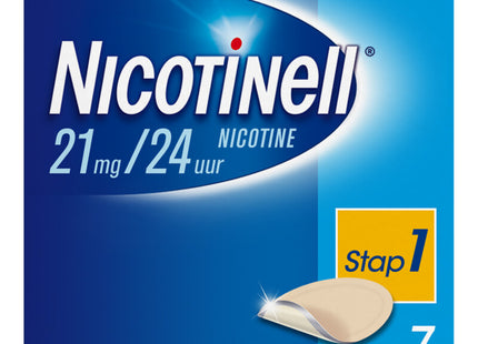 Nicotinell Pleisters 21mg/24u stoppen met roken