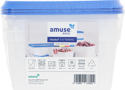 DBP Plastics Gefrierboxen Alaska 1000 ml