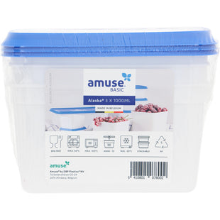 DBP Plastics Gefrierboxen Alaska 1000 ml