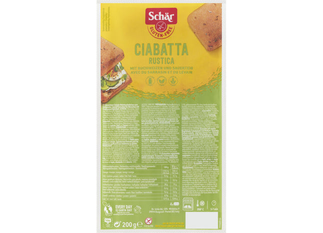 Schär Ciabatta rustica glutenvrij