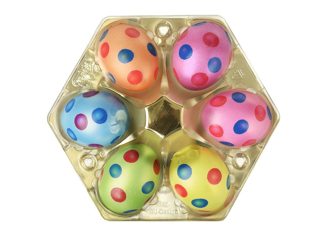 Gekleurde gekookte scharreleieren  Dutchshopper