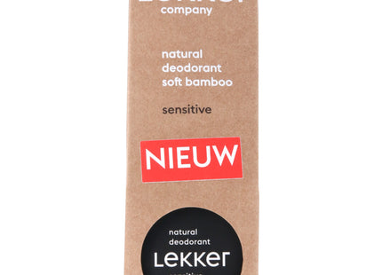 The Lekker Company Natural deodorant soft bamboo sensitive