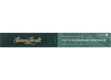 Simon Lévelt Colombian emerald espresso capsules