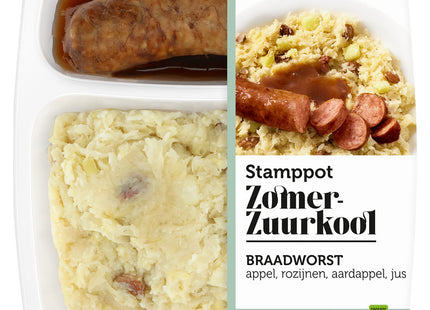 Stamppot summer sauerkraut bratwurst