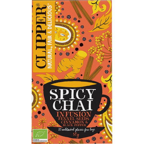 Clipper Spicy chai organic herbal tea