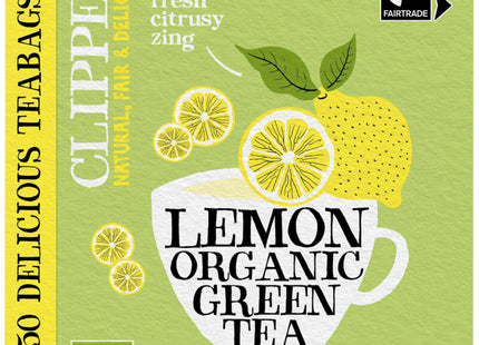 Clipper Lemon organic green tea