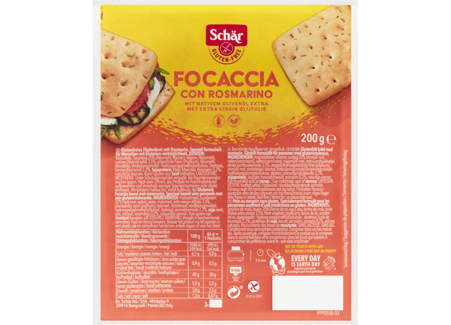 Schär Focaccia glutenvrij
