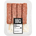 BBQ beef kebab skewer