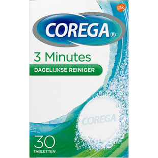 Corega Tabs 3 minuten