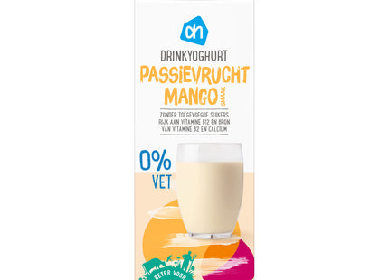 Drinking yogurt passion fruit mango