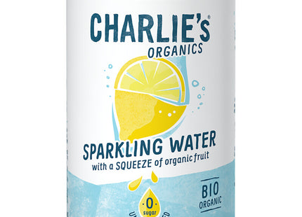 Charlie's Organics sparkling water lemon
