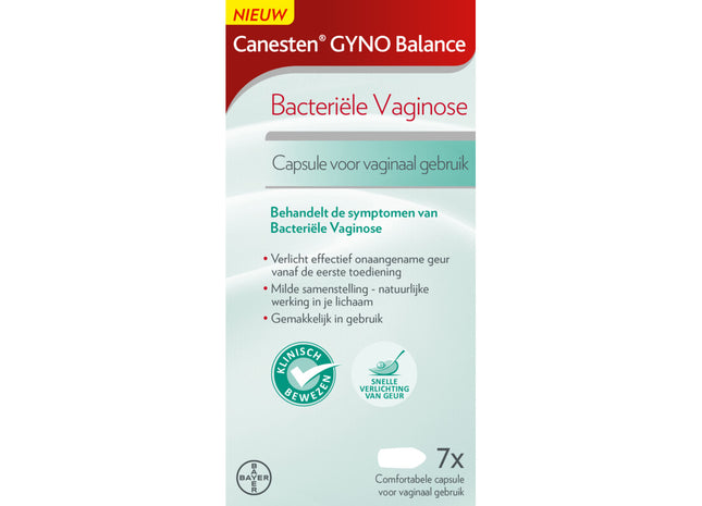 Canesten Gyno balance bacteriële vaginose