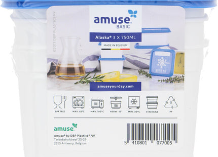 DBP Plastics Gefrierboxen Alaska 750 ml