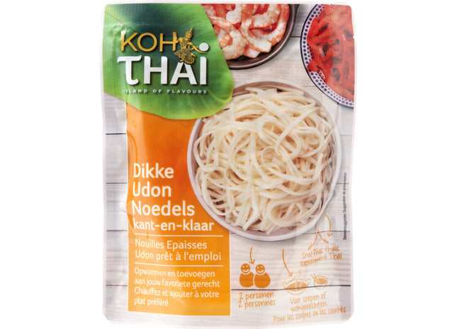 Koh Thai Dicke Udon-Nudeln, fertig zubereitet