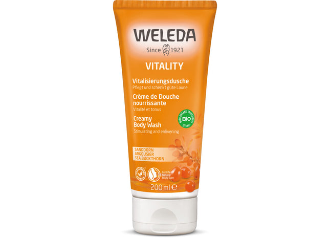 Weleda Sanddorn vitalisierende Duschcreme