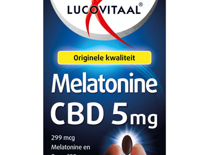 Lucovitaal Melatonine CBD 5mg capsules