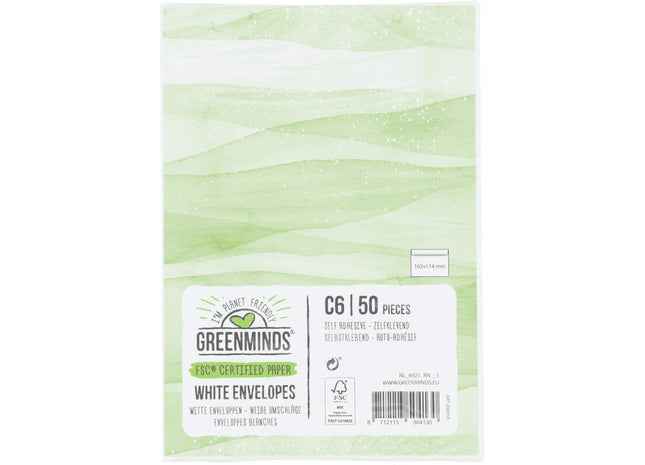 Greenminds Umschläge selbstklebend c6