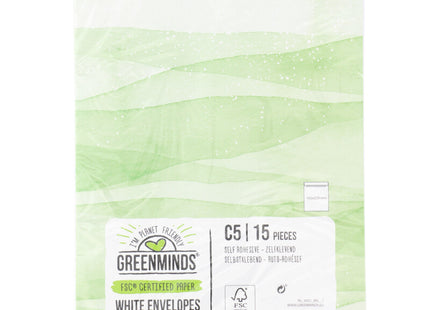 Greenminds Briefumschläge C5 weiß