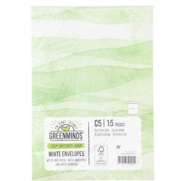 Greenminds Umschläge C5 weiß