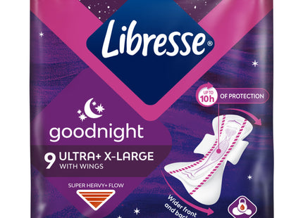 Libresse Ultra goodnight extra wing maandverband