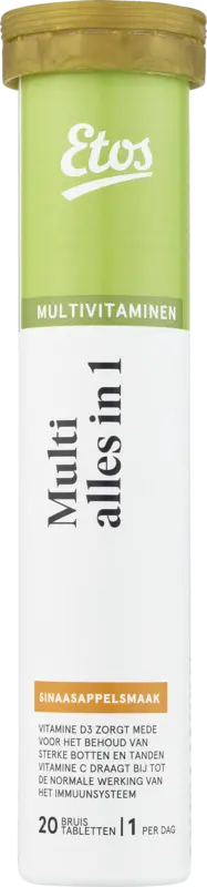 Etos Multivitamine alles-in-1 Brausetabletten Orange