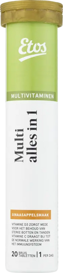 Etos Multivitamine alles-in-1 bruis sinaasap.