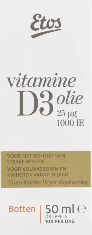 Etos Vitamin D3 Hochdosiertes Öl