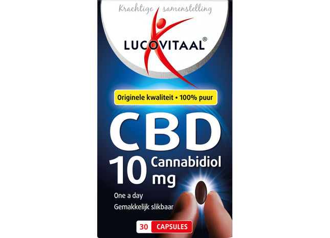 Lucovitaal CBD cannabidiol 10mg capsules