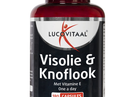 Lucovitaal Visolie & knoflook capsules